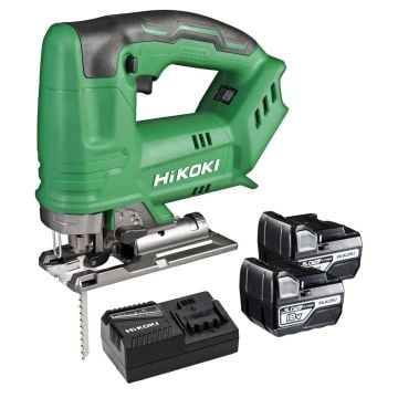 HiKOKI CJ18DAJJZ 18v Cordless Top Handle Jigsaw Inc 2x 5.0Ah Batts