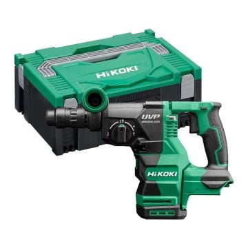 HiKOKI DH3628DCW2Z 36v MULTI VOLT Brushless Quick Release SDS+ Rotary Hammer Body Only In Carry Case