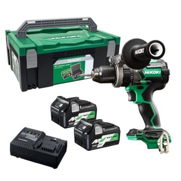 HIKOKI DV18DCJRZ 18v MULTI VOLT Brushless Combi Drill Inc 2x 5.0Ah Batteries