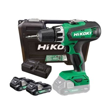 HiKOKI DV18DFXJMZ 18v Cordless Combi Drill Inc 2x 2.0Ah Batts