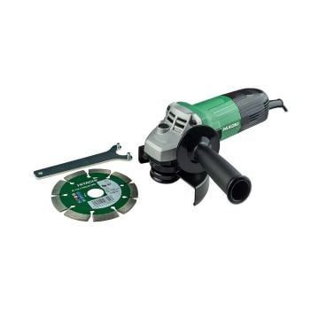 HiKOKI (Hitachi) G 12STX 4.5" / 115mm Angle Grinder With Diamond Blade