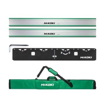 HiKOKI Guide Rail Kit Inc 2x 1600mm Guide Rails, 1x Connector Adaptor & 1x Storage Bag