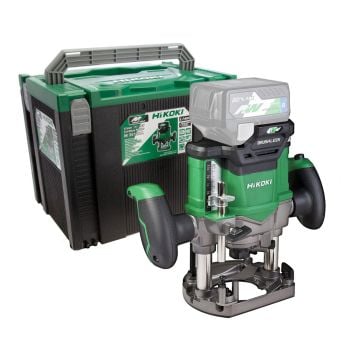 HiKOKI M3612DA 36v MULTI VOLT Cordless Brushless 1/2" Router Body Only In Carry Case