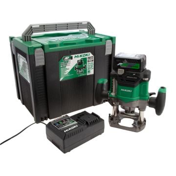 HiKOKI M3612DAJPZ 36v MULTI VOLT Cordless Brushless 1/2" Router Inc 1x 2.5Ah Battery