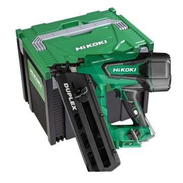 HIKOKI NR3675DDW6Z 36v MULTI VOLT Brushless First Fix Duplex Nailer Body Only In Carry Case