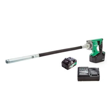 HiKOKI UV3628DAJYZ 36v Brushless 28mm Vibrating Poker Inc 1x 4.0Ah Battery