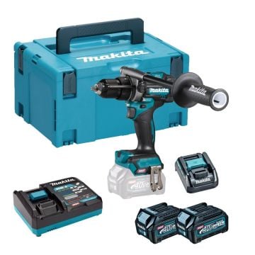 Makita HP001GD202 40v Max XGT Brushless Combi Drill Inc 2x 2.5Ah Batteries