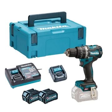 Makita HP002GD203 40v Max XGT Brushless Combi Drill Inc 2x 2.5Ah Batts