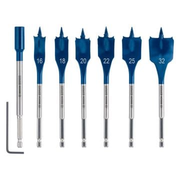 Bosch EXPERT 2608902110 Self Cut Speed Spade Drill Bit Set x7 Pcs