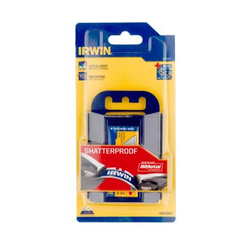 Irwin 10505824 Snub Nose Bi-Metal Safety Knife Blades x50 Pcs