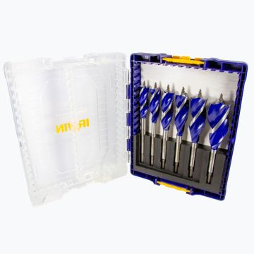 Irwin IW4042202 Speedbor Blue Groove Wood Drill Bit Set x6 Pcs