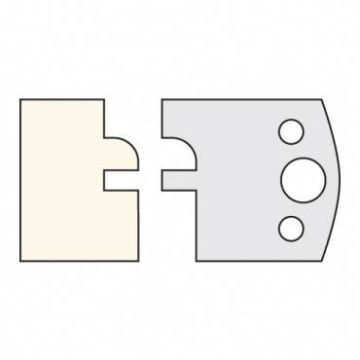 Trend IT/3313440 Knife 40mm x 4mm tool steel (pair)