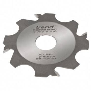 Trend IT/7120911 Adjustable grooving cutter 125x4x30mm