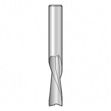 Trend IT/1735100 Solid tungsten two flute spiral downcut 4mm dia.