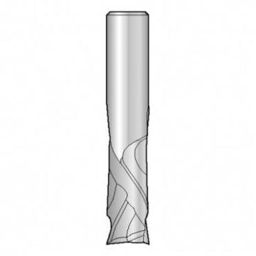 Trend IT/1742337 Solid tungsten up and down spiral single flute 10 mm dia.
