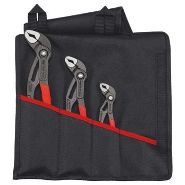KNIPEX 00 19 55 S9 Cobra High-Tech Water Pump Pliers Set x3 Pcs