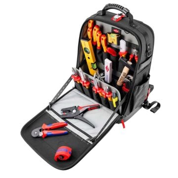 KNIPEX 00 21 50 E Tool Modular X18 Electricians Backpack Set x23 Pcs
