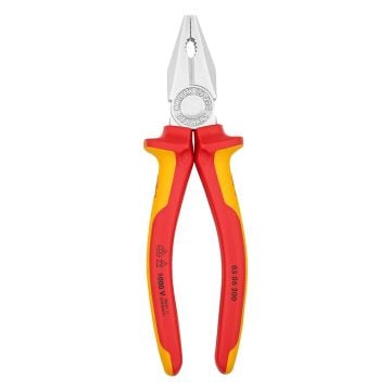 KNIPEX 03 06 160 Combination Pliers Insulated With Multi-Component Grips