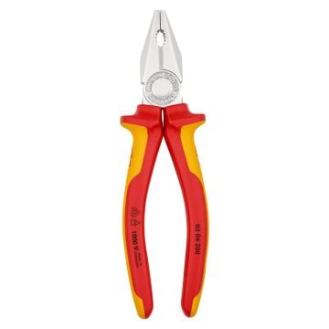 KNIPEX 03 06 200 Insulated VDE Combination Pliers 200mm
