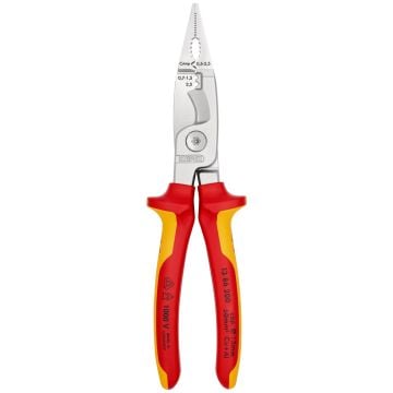 KNIPEX 13 86 200 Insulated VDE Multifunctional Pliers For Electrical Installation 200mm