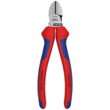 KNIPEX 70 02 160 Diagonal Cutters With Multi-Component Grips 160mm 