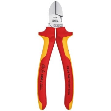 KNIPEX 70 06 160 Insulated VDE Diagonal Cutters With Multi-Component Grips 160mm