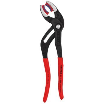 KNIPEX 81 11 250 Siphon & Connector Pliers With Replaceable Plastic Jaw Inserts 250mm