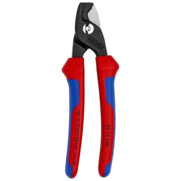 KNIPEX 95 12 160 StepCut Cable Shears With Multi-Component Grips 160mm
