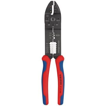 KNIPEX 97 22 240 Crimping Pliers With Multi-Component Grips 240mm