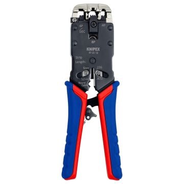 KNIPEX 97 51 12 Crimping Pliers 200mm For Western Plugs