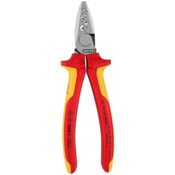 KNIPEX 97 78 180 Crimping Pliers With Multi-Component Grips 180mm