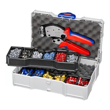 KNIPEX 97 90 13 Crimp Assortment For Wire Ferrules With Plastic Collars x11 Pcs 265mm