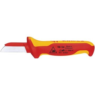 KNIPEX 98 54 Insulated VDE Cable Knife With Coated Blade 190mm