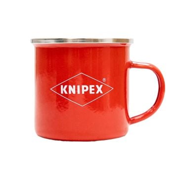 KNIPEX Enamel Mug Red
