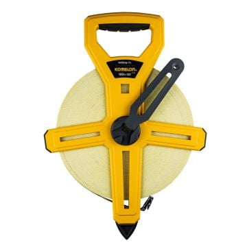 Komelon 100EE Unigrip Open Reel Fibreglass Surveyors Tape 100m / 330ft
