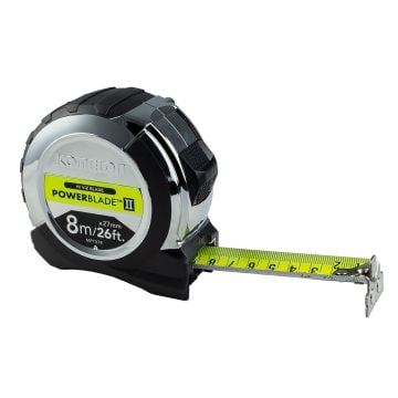 Komelon MPT826E 8m / 26ft Magnetic Tip Powerblade Tape Measure 27mm