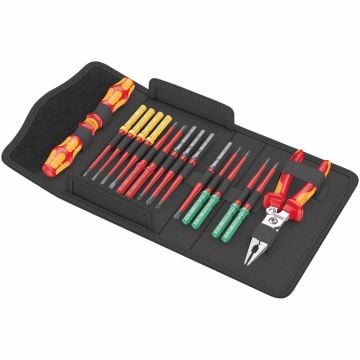 Wera 06612 Kraftform Kompakt VDE Extra Slim Electricians Tool Set x17 Pcs
