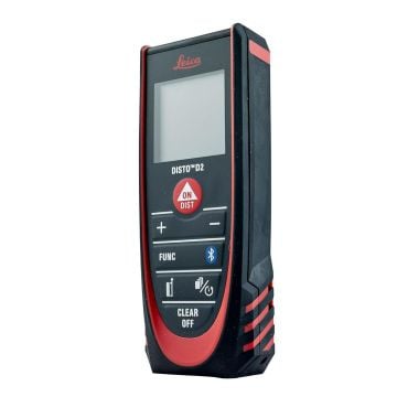 Leica DISTO D2 Bluetooth 100m Laser Distance Measurer Rangefinder