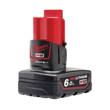 Milwaukee M12 B6 12v 6.0Ah Li-Ion Battery