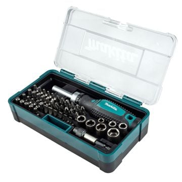 Makita B-36170 Ratchet Screwdriver & Bit Set x47 Pcs