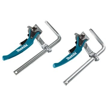 Makita 199826-6 Quick Release Guide Rail Clamps Set x2 Pcs