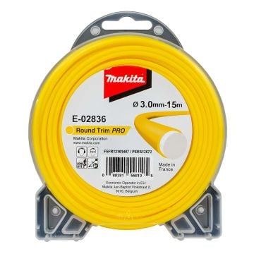 Makita 369224609 Replacement Strimmer / Trimmer Cord 3mm x 15m