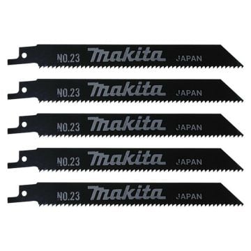 Makita 792148-9 Reciprocating Blade #23 Pack 160mm x 9TPI x5 Pcs