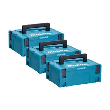 Makita 821550-0 Makpac Connector Stacking Case Type 2 (No Inlay) Triple Pack