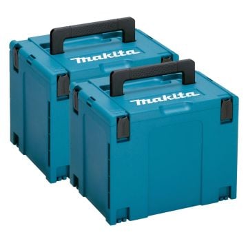 Makita 821552-6 Makpac Connector Stacking Case Type 4 (No Inlay) Twin Pack