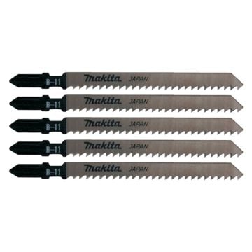 Makita A-85634 B-11 Clean Cut Wood Jigsaw Blade Pack 75mm x5 Pcs