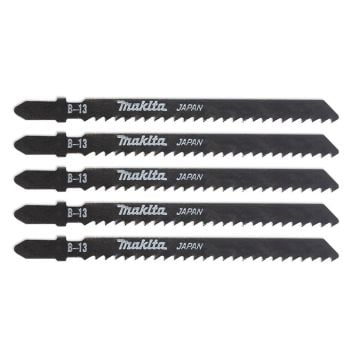 Makita A-85656 B-13 Basic Cut Wood Jigsaw Blade Pack 80mm x5 Pcs