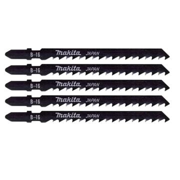 Makita A-85684 B-16 Speed Cut Wood Jigsaw Blade Pack 75mm x5 Pcs