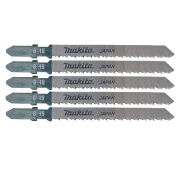 Makita A-85715 B-19 Clean Cut Wood Jigsaw Blade Pack 65mm x5 Pcs