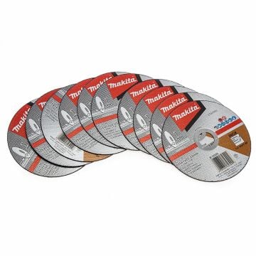 Makita B-12239-10 Thin Slitting Discs For Stainless Steel x10 Pcs 125mm
